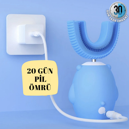 Pratikone U Şeklinde Şarjlı Çocuk Diş Fırçası 