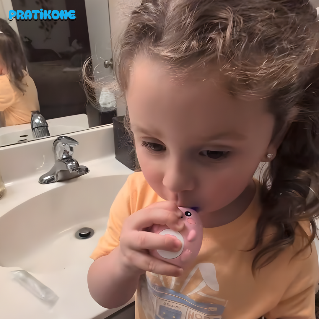 Pratikone U Şeklinde Şarjlı Çocuk Diş Fırçası 