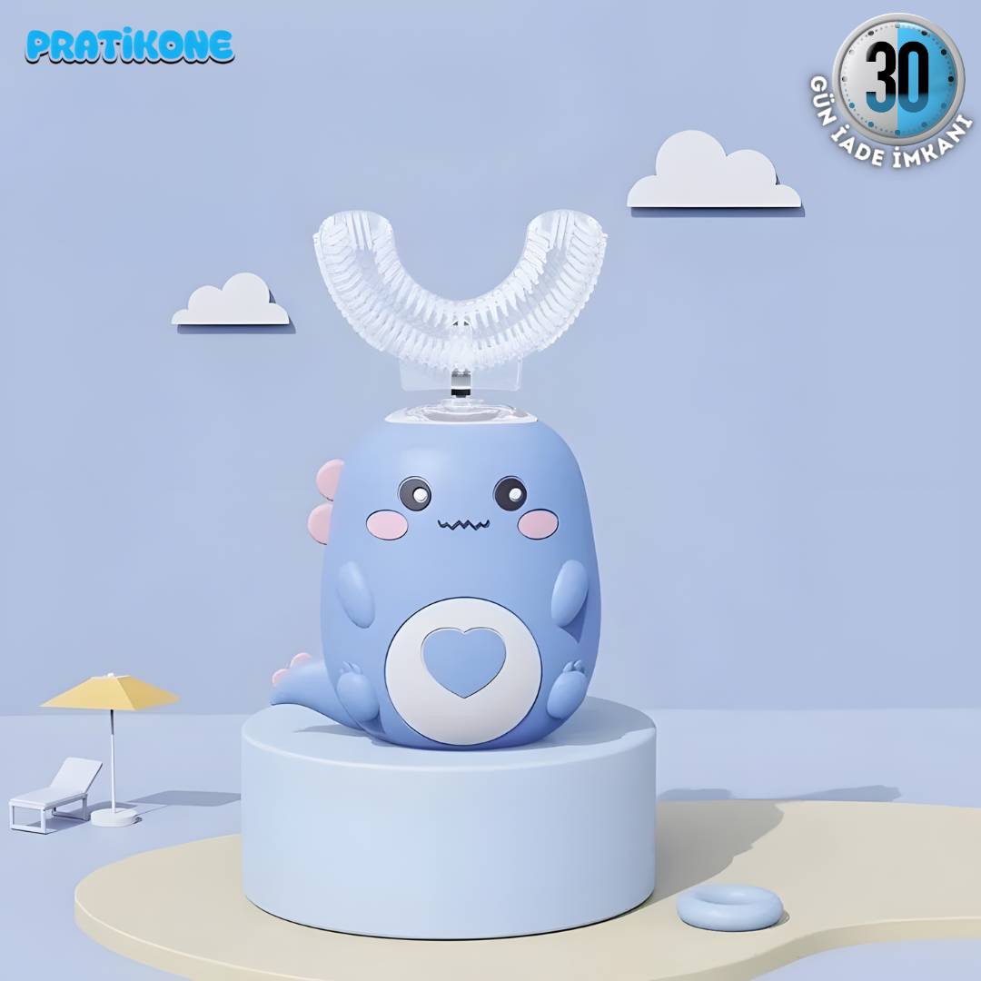 Pratikone U Şeklinde Şarjlı Çocuk Diş Fırçası 