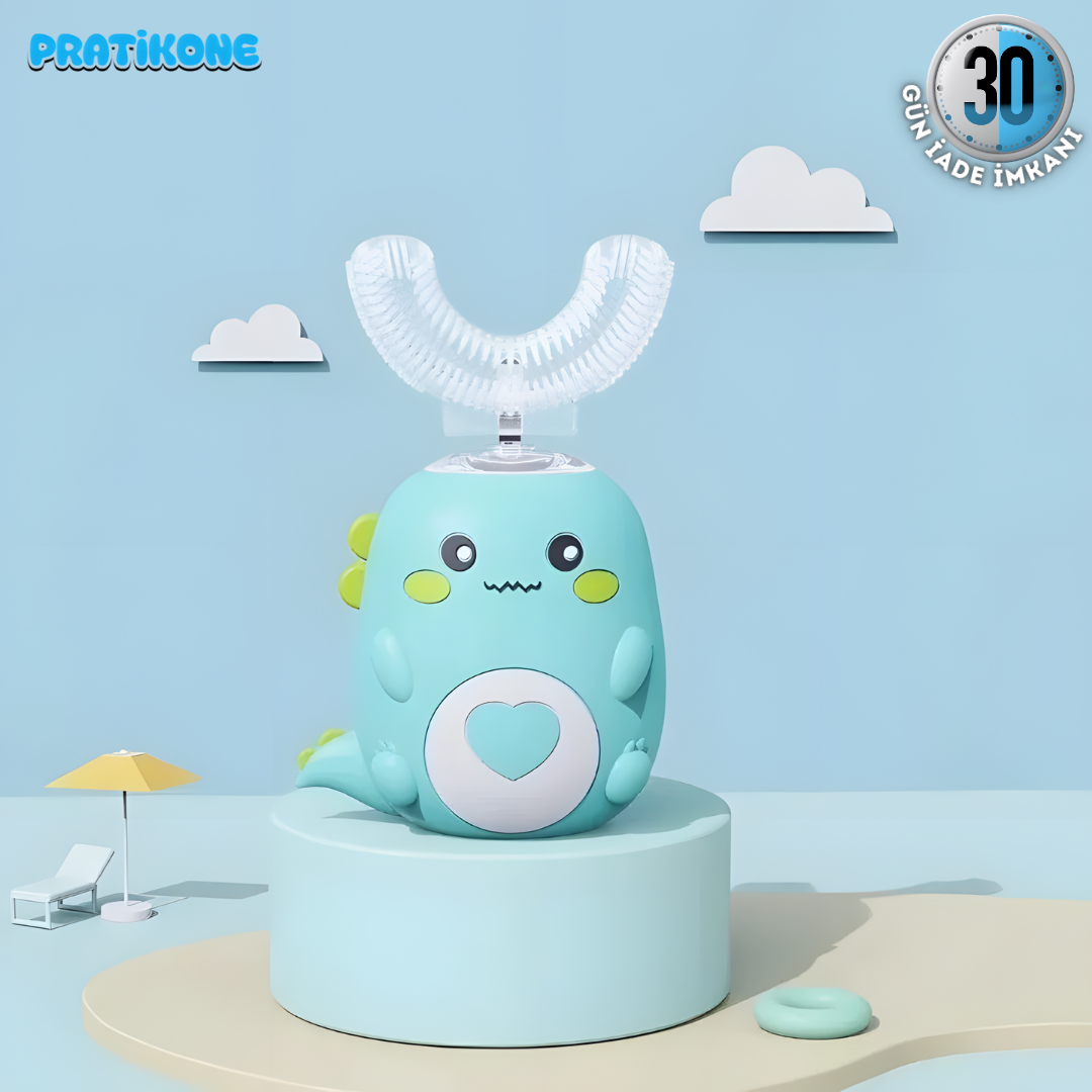 Pratikone U Şeklinde Şarjlı Çocuk Diş Fırçası 